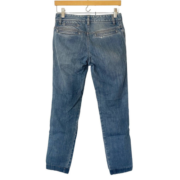 Dolce & Gabbana Distressed Medium Wash Straight Leg Jeans • Size 40 🔴 - Picture 2 of 3